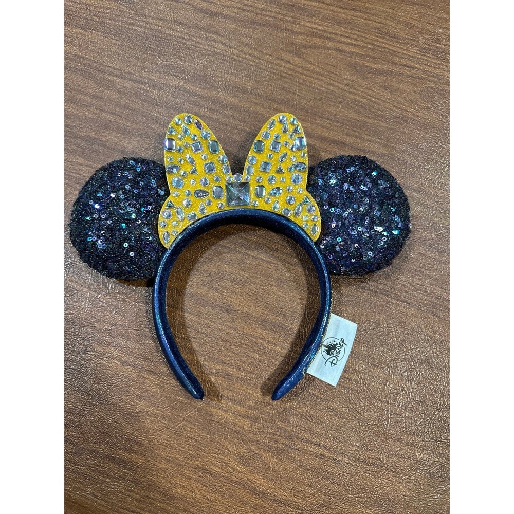 Disney Minnie Mouse Walt Disney World 50th anniversary sequins Ear Headband